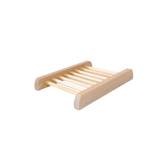 SOLID COSMETICS HOLDER in bamboo wood